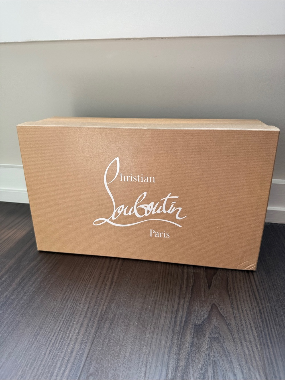 Christian Louboutin empty shoe box